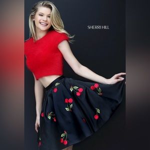 Sherri Hill Cherry 🍒 Skirt